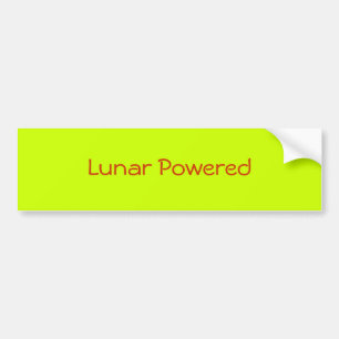 Autocollant De Voiture Lunaire actionné