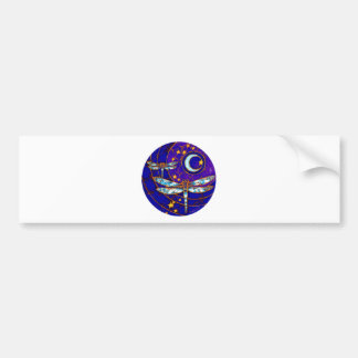 Autocollant De Voiture lune de libellule
