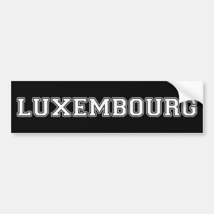 Autocollant De Voiture Luxembourg