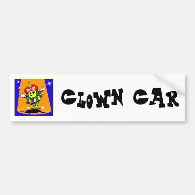 Autocollant De Voiture M. Happy Clown (Devant)