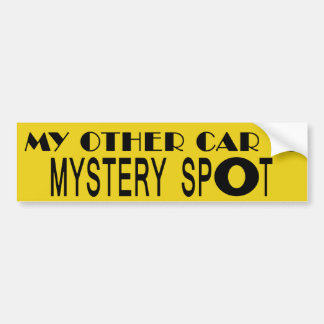 Autocollant De Voiture Ma autre voiture est Mystery Spot