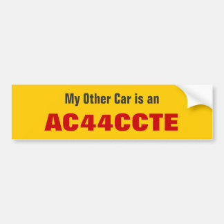 Autocollant De Voiture Ma autre voiture est une AC44CCTE
