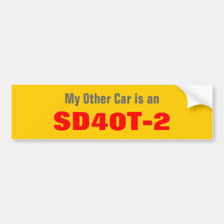 Autocollant De Voiture Ma autre voiture est une SD40T-2