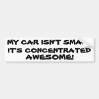 Ma voiture n'est pas petite il a concentré