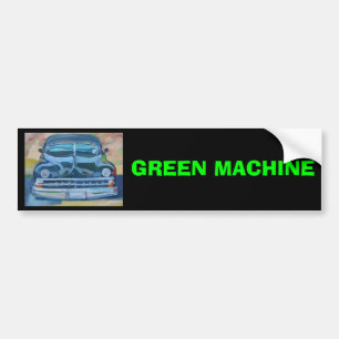 Autocollant De Voiture MACHINE VERTE - adhésif pour pare-chocs