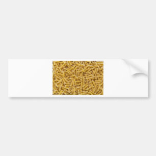 Autocollant De Voiture Macro pasta Fusilli en tant que structure arrière