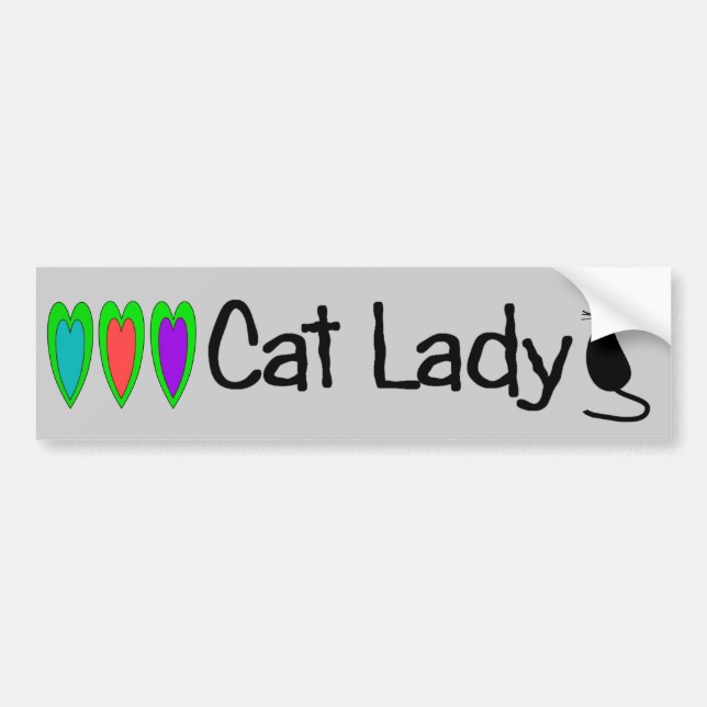 Autocollant De Voiture Madame" adhésif pour pare-chocs "de chat (Devant)