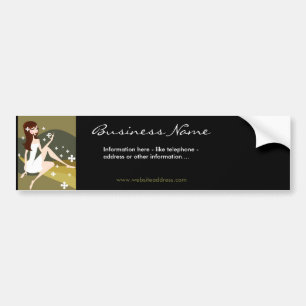 Autocollant De Voiture Madame élégante adhésif pour pare-chocs