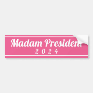 Autocollant De Voiture Madame la Présidente Harris 2024