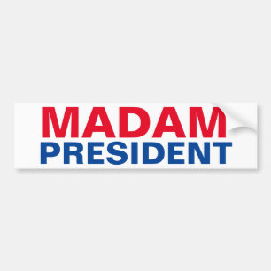 AUTOCOLLANT DE VOITURE MADAME LE PRÉSIDENT