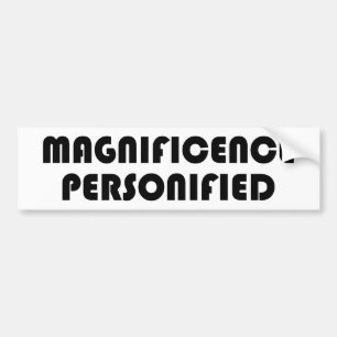 Autocollant De Voiture Magnificence personnifiée