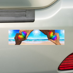 Autocollant De Voiture Mains aimantes de SlipperyJoe mains masculines int