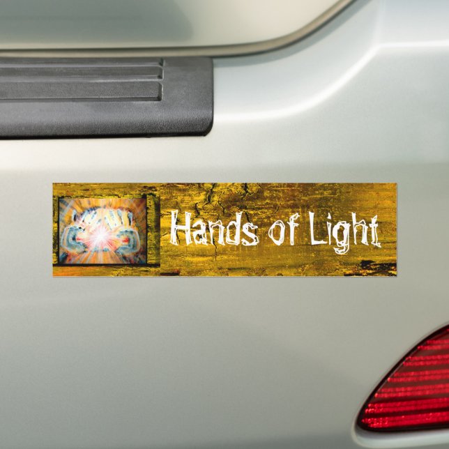 Autocollant De Voiture Mains de lumière (En voiture)