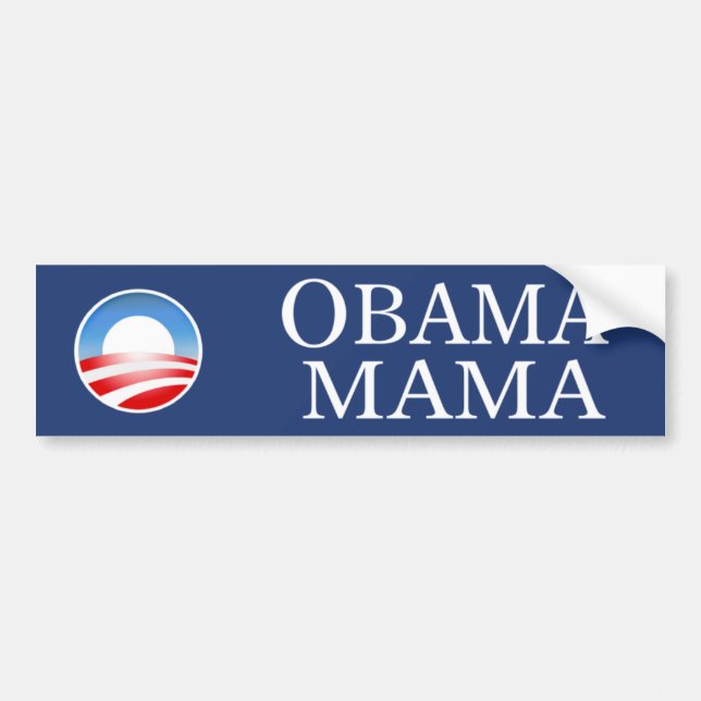 Autocollant De Voiture Maman adhésif pour pare-chocs d'Obama (Devant)