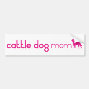 Autocollant De Voiture Maman australienne de chien de bétail