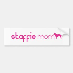 Autocollant De Voiture Maman d'AM le Staffordshire Terrier