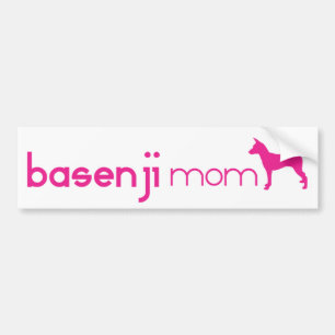 Autocollant De Voiture Maman de Basenji