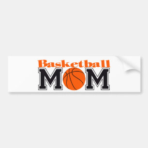 Autocollant De Voiture Maman de basket-ball