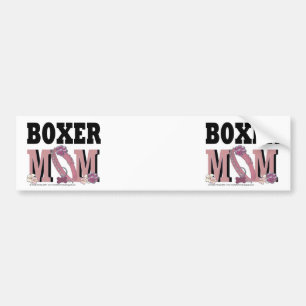 Autocollant De Voiture MAMAN de boxeur