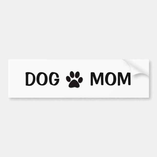 Autocollant De Voiture Maman de chien (Devant)