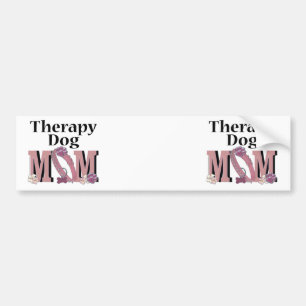 Autocollant De Voiture MAMAN de chien de thérapie