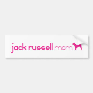 Autocollant De Voiture Maman de Jack Russell Terrier
