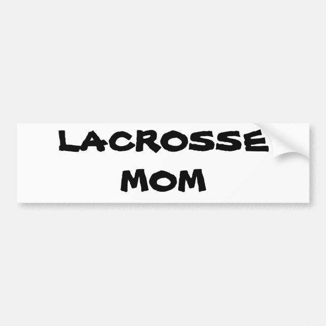 AUTOCOLLANT DE VOITURE MAMAN DE LACROSSE (Devant)