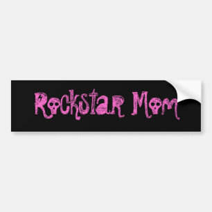 Autocollant De Voiture Maman de Rockstar