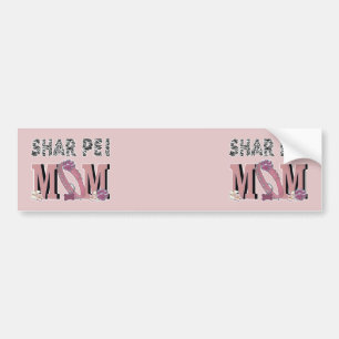 Autocollant De Voiture MAMAN de Shar Pei