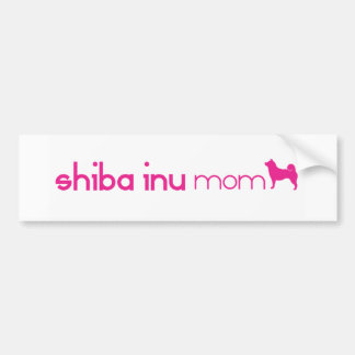 Autocollant De Voiture Maman de Shiba Inu
