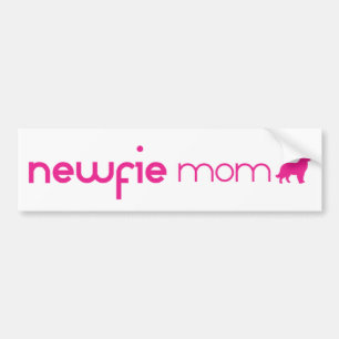 Autocollant De Voiture Maman de Terre-Neuve