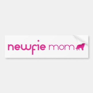 Autocollant De Voiture Maman de Terre-Neuve