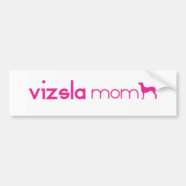 Autocollant De Voiture Maman de Vizsla (Devant)