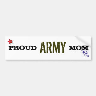 AUTOCOLLANT DE VOITURE MAMAN FIÈRE D'ARMÉE