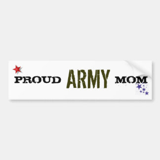 AUTOCOLLANT DE VOITURE MAMAN FIÈRE D'ARMÉE
