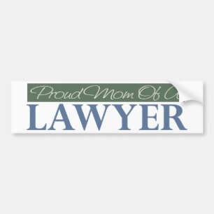 Autocollant De Voiture Maman fière d'un avocat