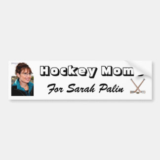 Autocollant De Voiture Mamans d'hockey pour Sarah Palin !