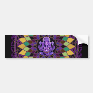Autocollant De Voiture Mandala de l'OM Ganesh