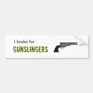 Autocollant De Voiture Manieur de pistolet Bumpersticker