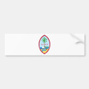 Autocollant De Voiture Manteau de la Guam des bras