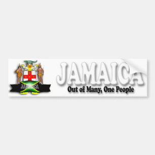 Autocollant De Voiture Manteau de la Jamaïque d'adhésif pour pare-chocs