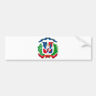 Autocollant De Voiture Manteau de la République Dominicaine des bras