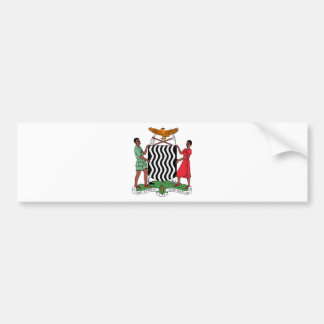 Autocollant De Voiture Manteau de la Zambie des bras