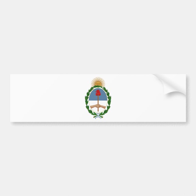 Autocollant De Voiture Manteau de l'Argentine des bras (Devant)