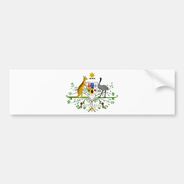 Autocollant De Voiture Manteau de l'Australie des bras (Devant)