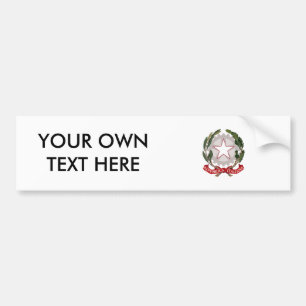 Autocollant De Voiture Manteau de l'Italie des bras