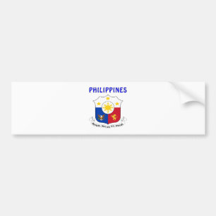 Autocollant De Voiture Manteau de PHILIPPINES des bras