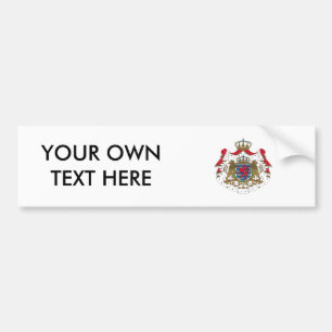 Autocollant De Voiture Manteau du luxembourgeois des bras