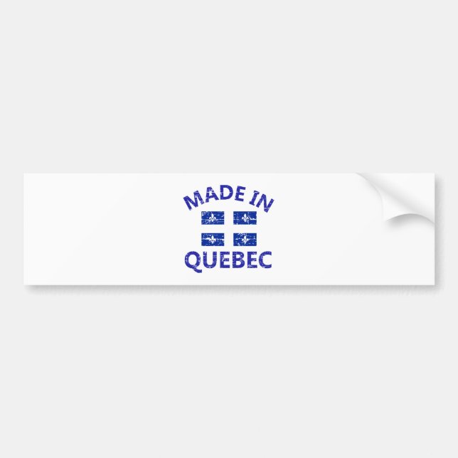 Autocollant De Voiture Manteau du Québec des bras (Devant)