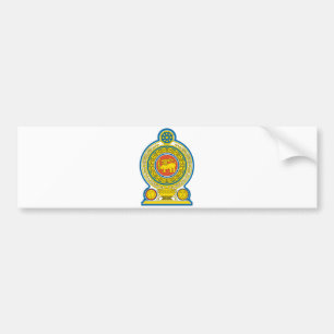 Autocollant De Voiture Manteau officiel du Sri Lanka de symbole